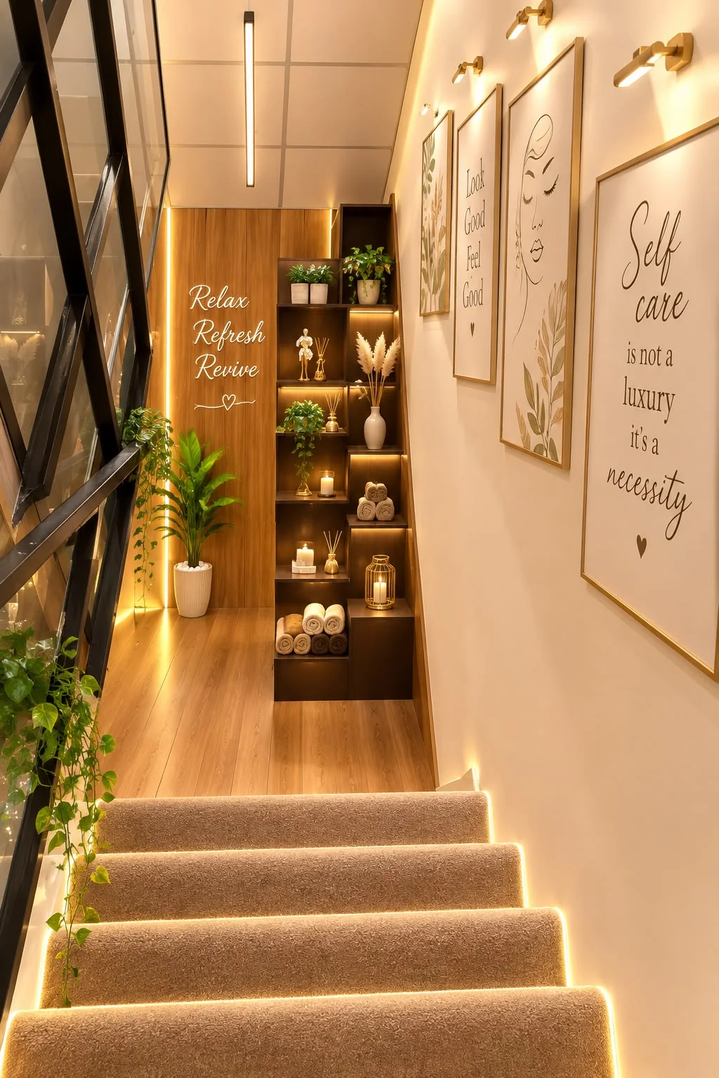 The entrance to HM Beauty Lounge